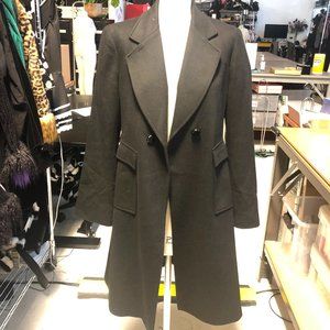 Anne klein New York Black Label Luxurious 100% Cashmere Coat Size 2